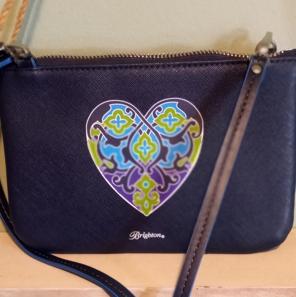 Brighton Handbags - NWOT Brighton mini crossbody heart bag